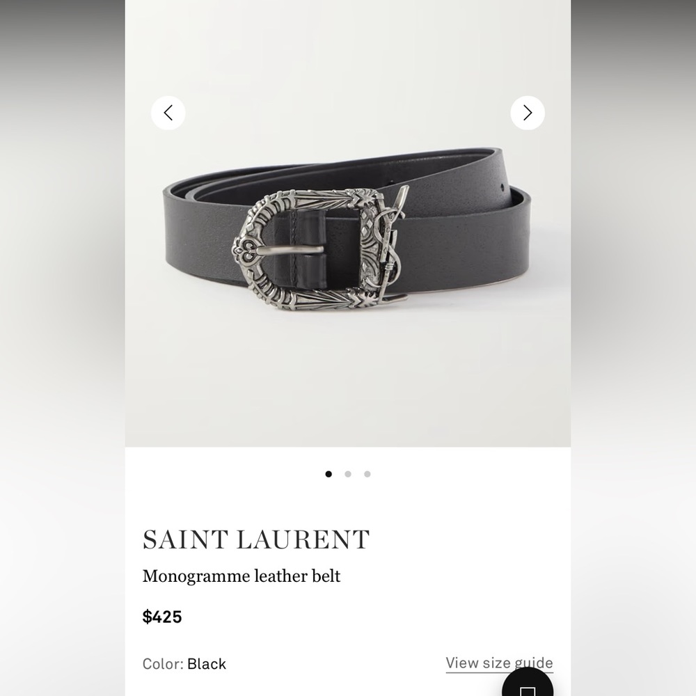 Brand New YSL Belt